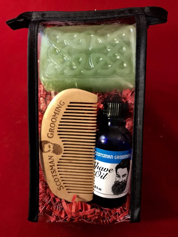 Scotsman Grooming Shaving Oil Gift Set - Image 3